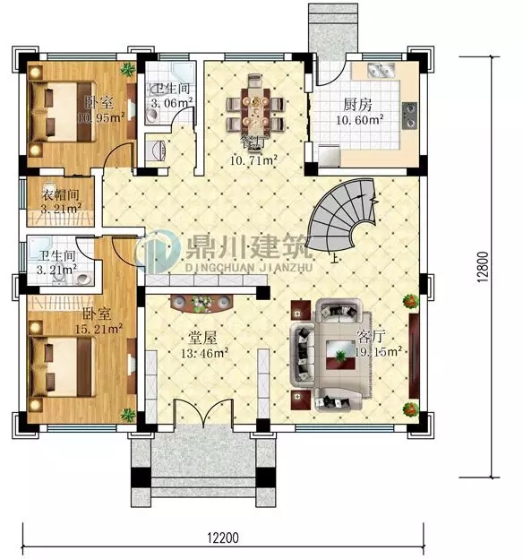 【干貨】教你如何看對戶型圖，建房的錢不浪費！