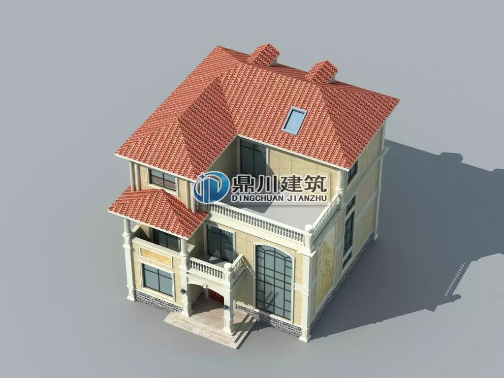 農村復式三層大氣別墅，造價親民易建造，30萬也能建出豪宅效果！