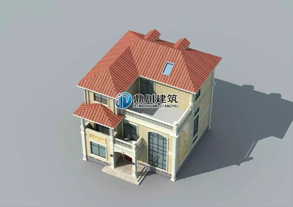 【案例】農(nóng)村建房火爆的三層帶露臺(tái)簡歐小別墅，看了案例都想蓋！