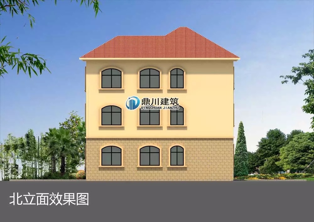 三層旋轉樓梯復式農村別墅建房案例，大氣漂亮得不像話！