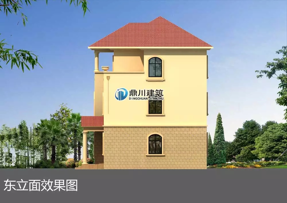 三層旋轉樓梯復式農村別墅建房案例，大氣漂亮得不像話！