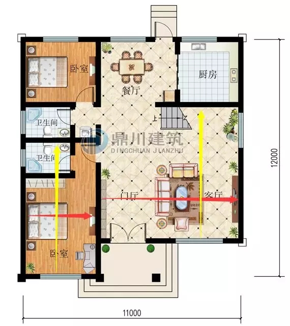 【干貨】教你如何看對戶型圖，建房的錢不浪費！